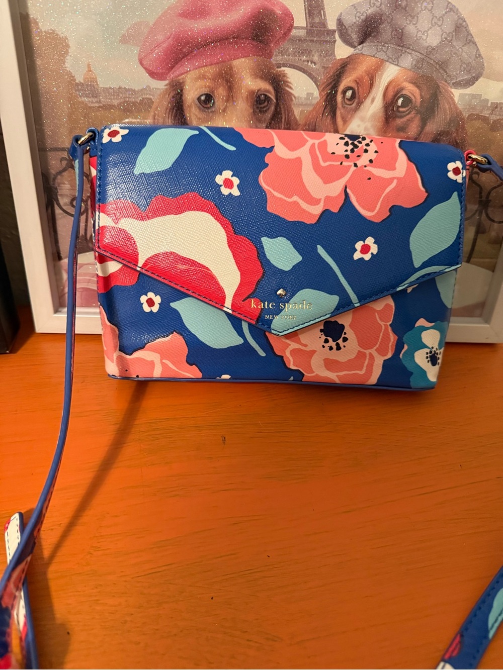 Kate Spade Cedar St Storybook Monday Floral Crossbody Bag
